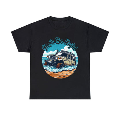 She'll Be Right Landcruiser Graphic Tee Graphic Tees Australia Graphic T-Shirt Australia -  Cool Graphic T-Shirts Online -  She'll Be Right Landcruiser T-Shirt | 4wd T-Shirts Australia