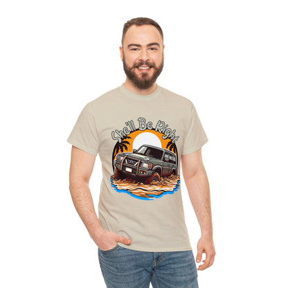 She'll Be Right Nissan Patrol Graphic Tee Graphic Tees Australia Sand / S Graphic T-Shirt Australia -  Cool Graphic T-Shirts Online -  She'll Be Right Nissan Patrol T-Shirt | 4wd T-Shirts Australia