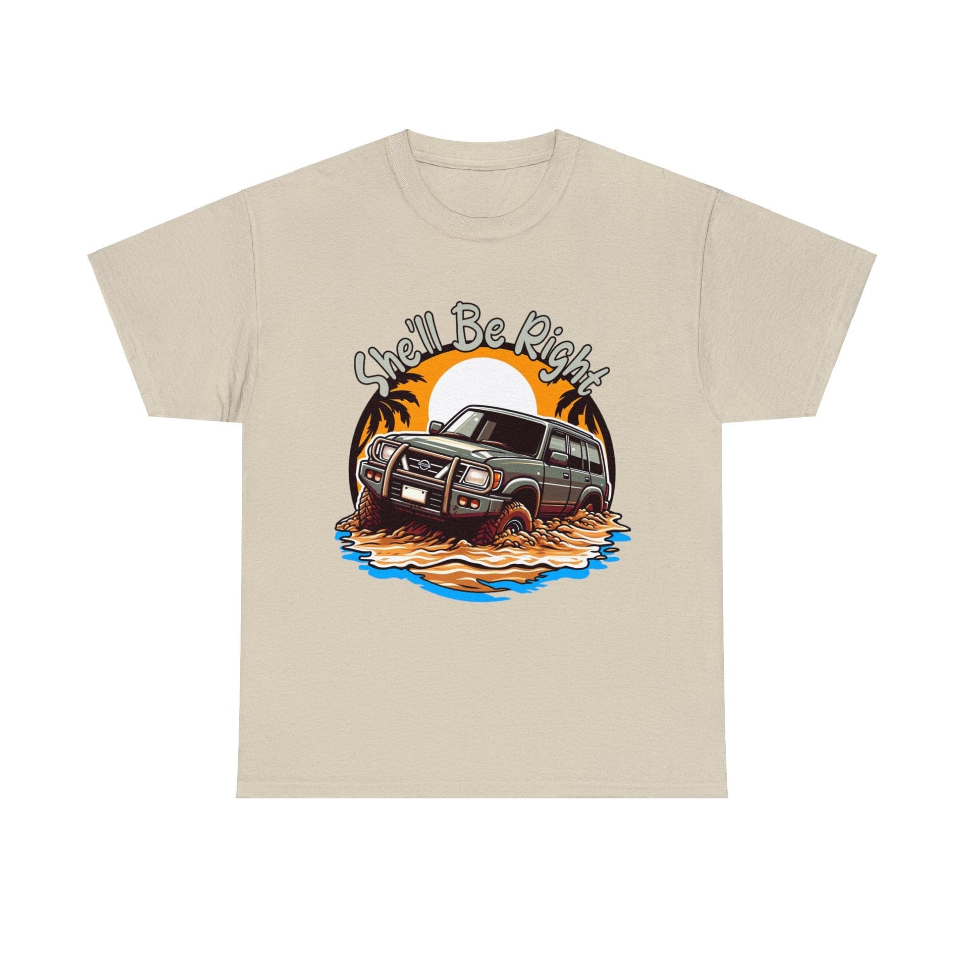 She'll Be Right Nissan Patrol Graphic Tee Graphic Tees Australia Graphic T-Shirt Australia -  Cool Graphic T-Shirts Online -  She'll Be Right Nissan Patrol T-Shirt | 4wd T-Shirts Australia