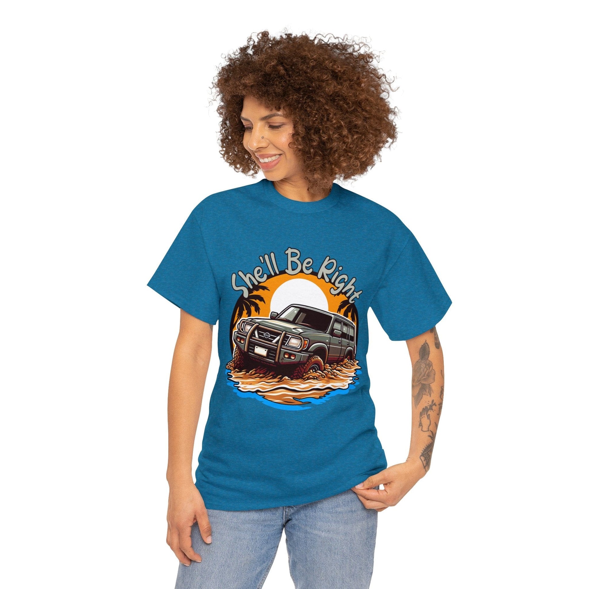 She'll Be Right Nissan Patrol Graphic Tee Graphic Tees Australia Graphic T-Shirt Australia -  Cool Graphic T-Shirts Online -  She'll Be Right Nissan Patrol T-Shirt | 4wd T-Shirts Australia