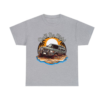 She'll Be Right Nissan Patrol Graphic Tee Graphic Tees Australia Graphic T-Shirt Australia -  Cool Graphic T-Shirts Online -  She'll Be Right Nissan Patrol T-Shirt | 4wd T-Shirts Australia