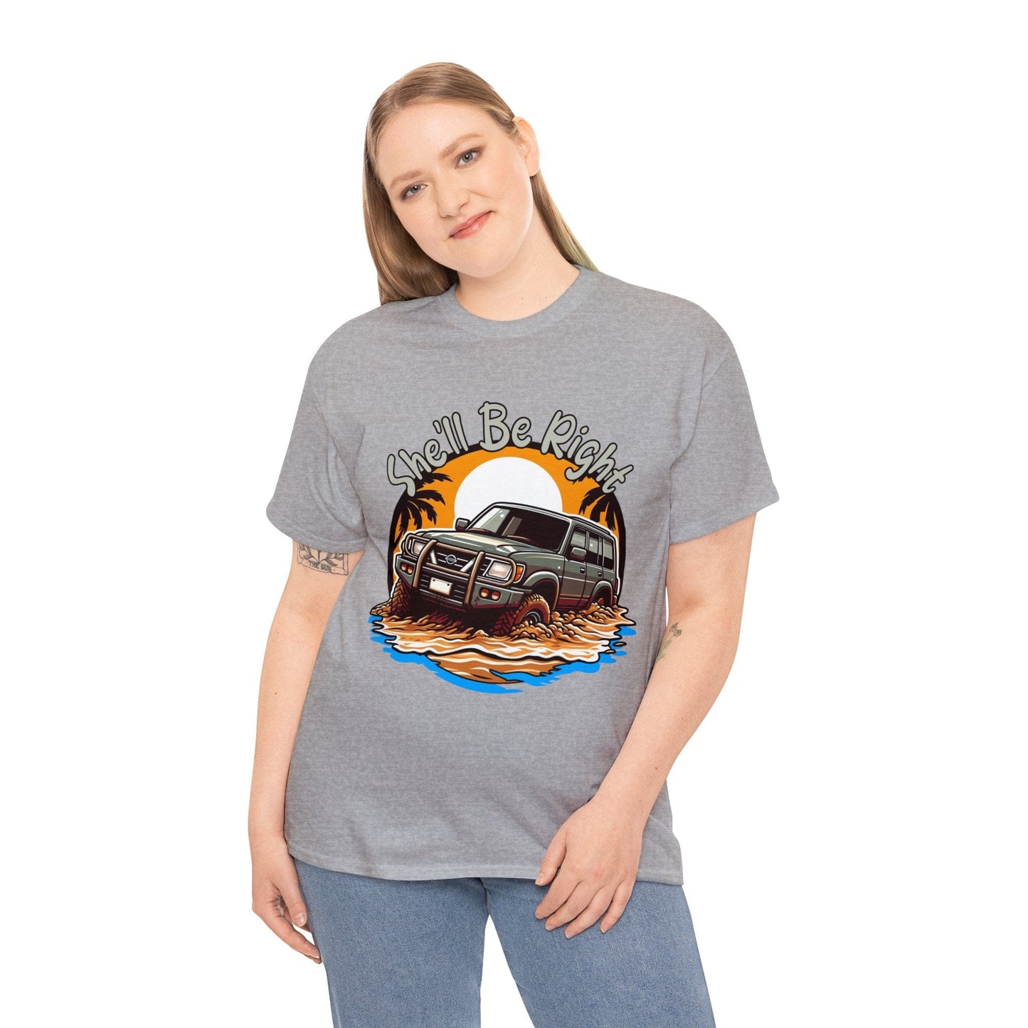 She'll Be Right Nissan Patrol Graphic Tee Graphic Tees Australia Graphic T-Shirt Australia -  Cool Graphic T-Shirts Online -  She'll Be Right Nissan Patrol T-Shirt | 4wd T-Shirts Australia