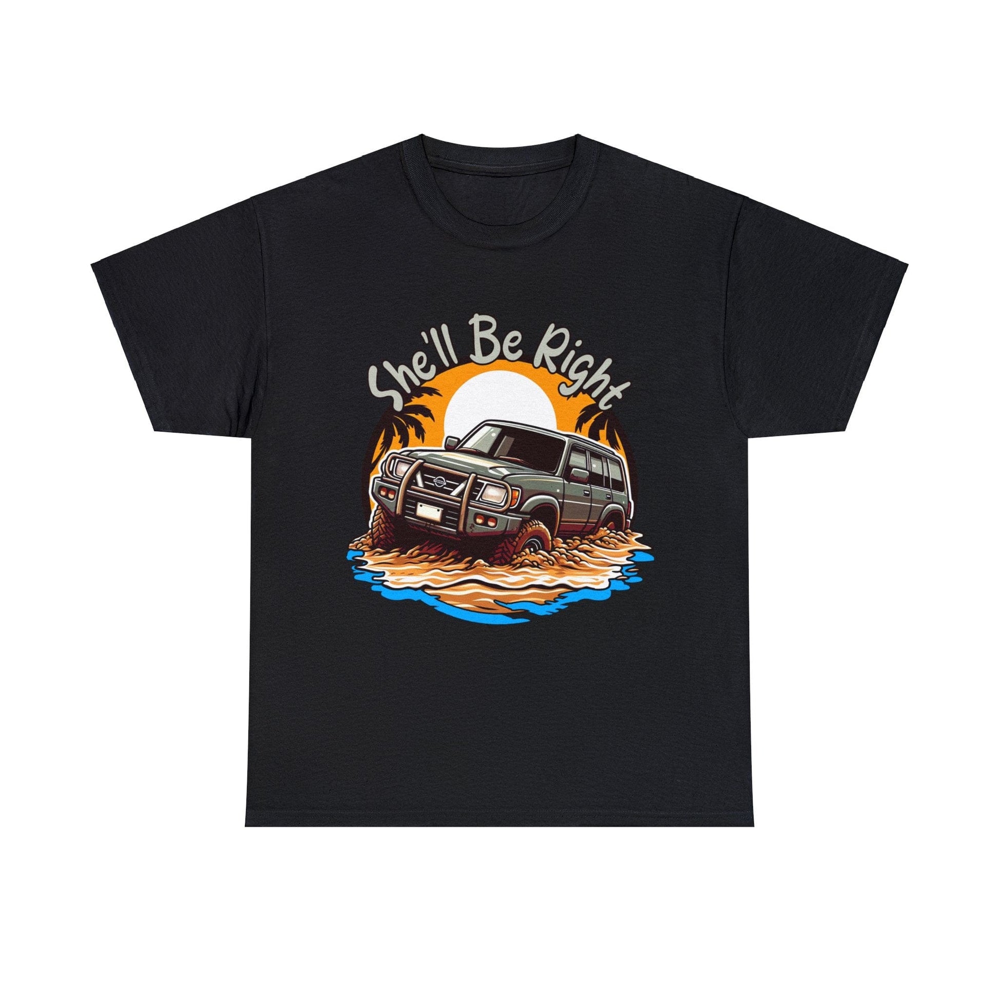 She'll Be Right Nissan Patrol Graphic Tee Graphic Tees Australia Graphic T-Shirt Australia -  Cool Graphic T-Shirts Online -  She'll Be Right Nissan Patrol T-Shirt | 4wd T-Shirts Australia