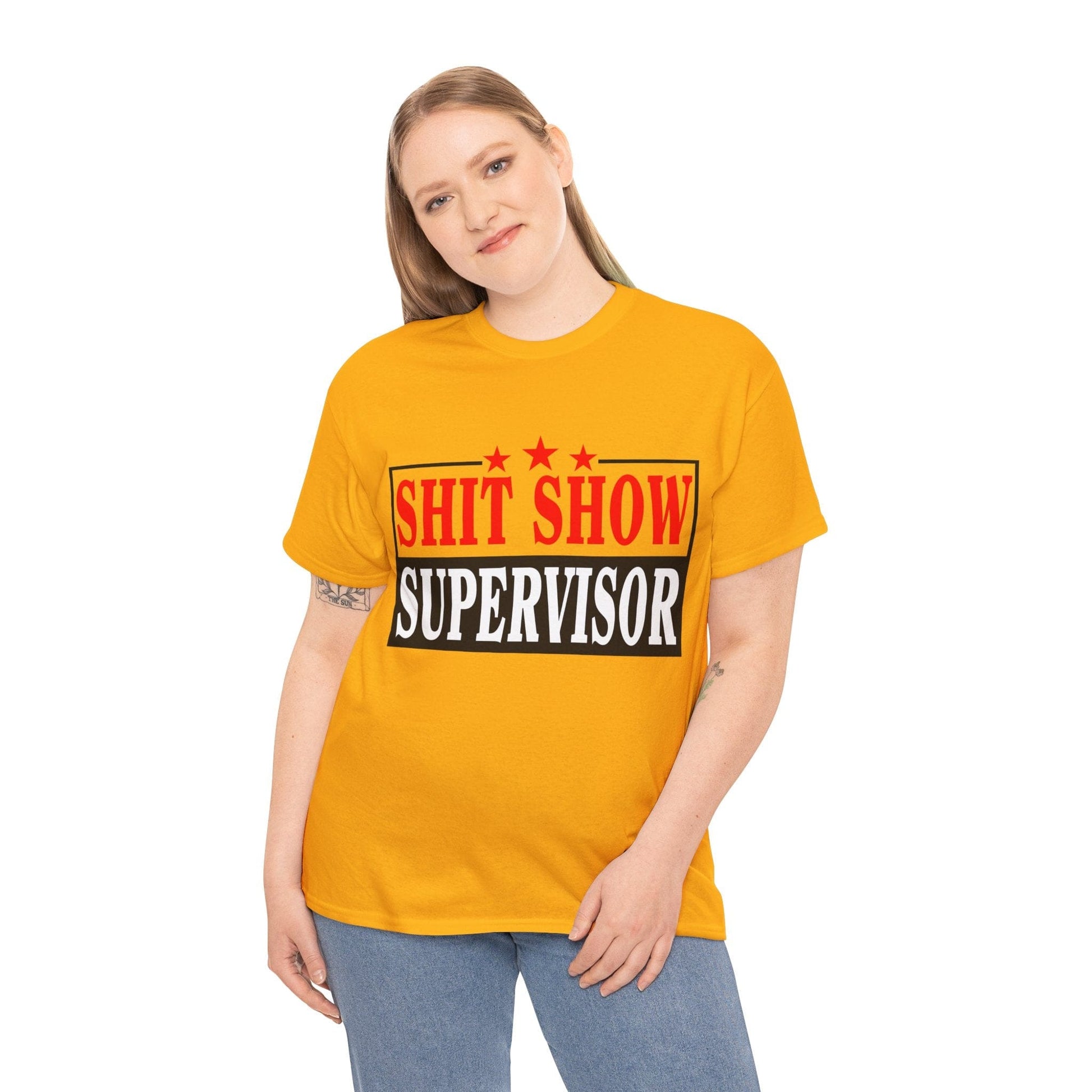 Shit Show Supervisor Graphic Tee Graphic Tees Australia Graphic T-Shirt Australia -  Cool Graphic T-Shirts Online -  Shit Show Supervisor T-Shirt | Funny Offensive T-Shirts