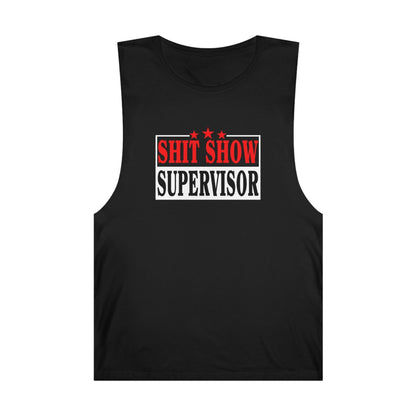 Shit Show Supervisor Tank Top Graphic Tees Australia Graphic T-Shirt Australia -  Cool Graphic T-Shirts Online -  Shit Show Supervisor Tank Top | Funny Graphic Tank Tops Australia