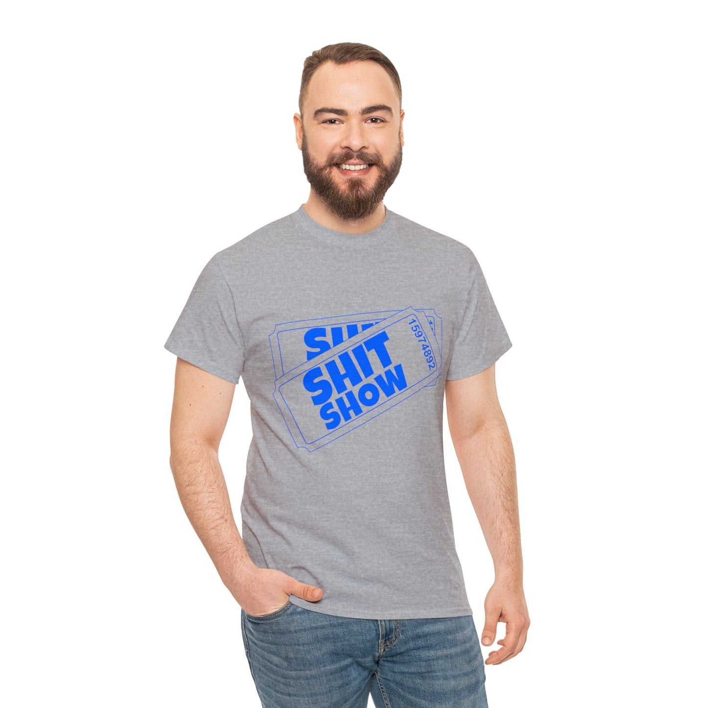 Shit Show Tickets Graphic Tee Graphic Tees Australia Sport Grey / S Graphic T-Shirt Australia -  Cool Graphic T-Shirts Online -  Shit Show Tickets T-Shirt | Funny Graphic T-Shirts Australia