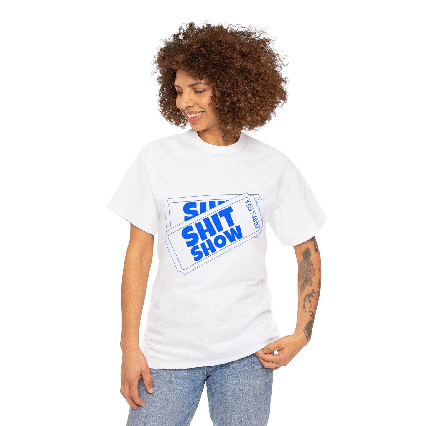 Shit Show Tickets Graphic Tee Graphic Tees Australia Graphic T-Shirt Australia -  Cool Graphic T-Shirts Online -  Shit Show Tickets T-Shirt | Funny Graphic T-Shirts Australia