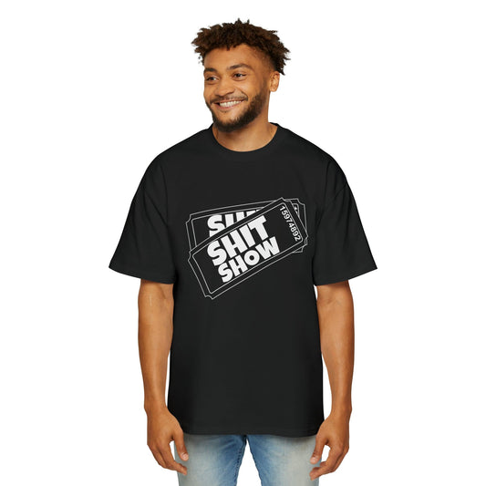 Shit Show Tickets Oversized Tee Graphic Tees Australia Black / S Graphic T-Shirt Australia -  Cool Graphic T-Shirts Online - 