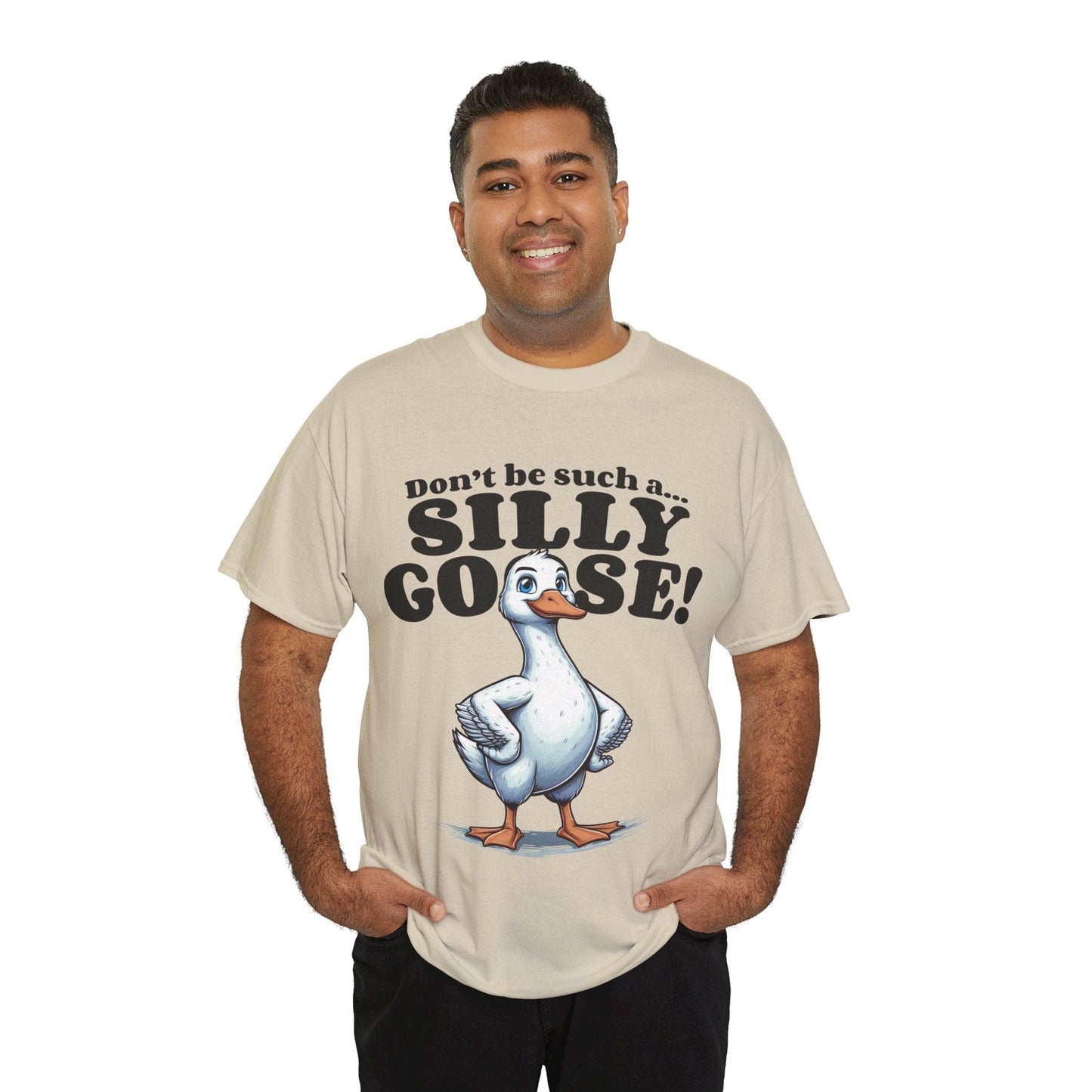 Silly Goose Graphic Tee Graphic Tees Australia Sand / S Graphic T-Shirt Australia -  Cool Graphic T-Shirts Online -  Silly Goose T-Shirt | Graphic Tees Australia