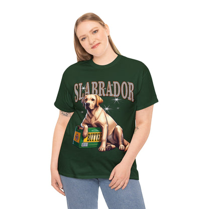 Slabrador Graphic Tee Graphic Tees Australia Forest Green / S Graphic T-Shirt Australia -  Cool Graphic T-Shirts Online -  Slabrador T-Shirt | Sesh Apparel | Beer & Frothies T-Shirts