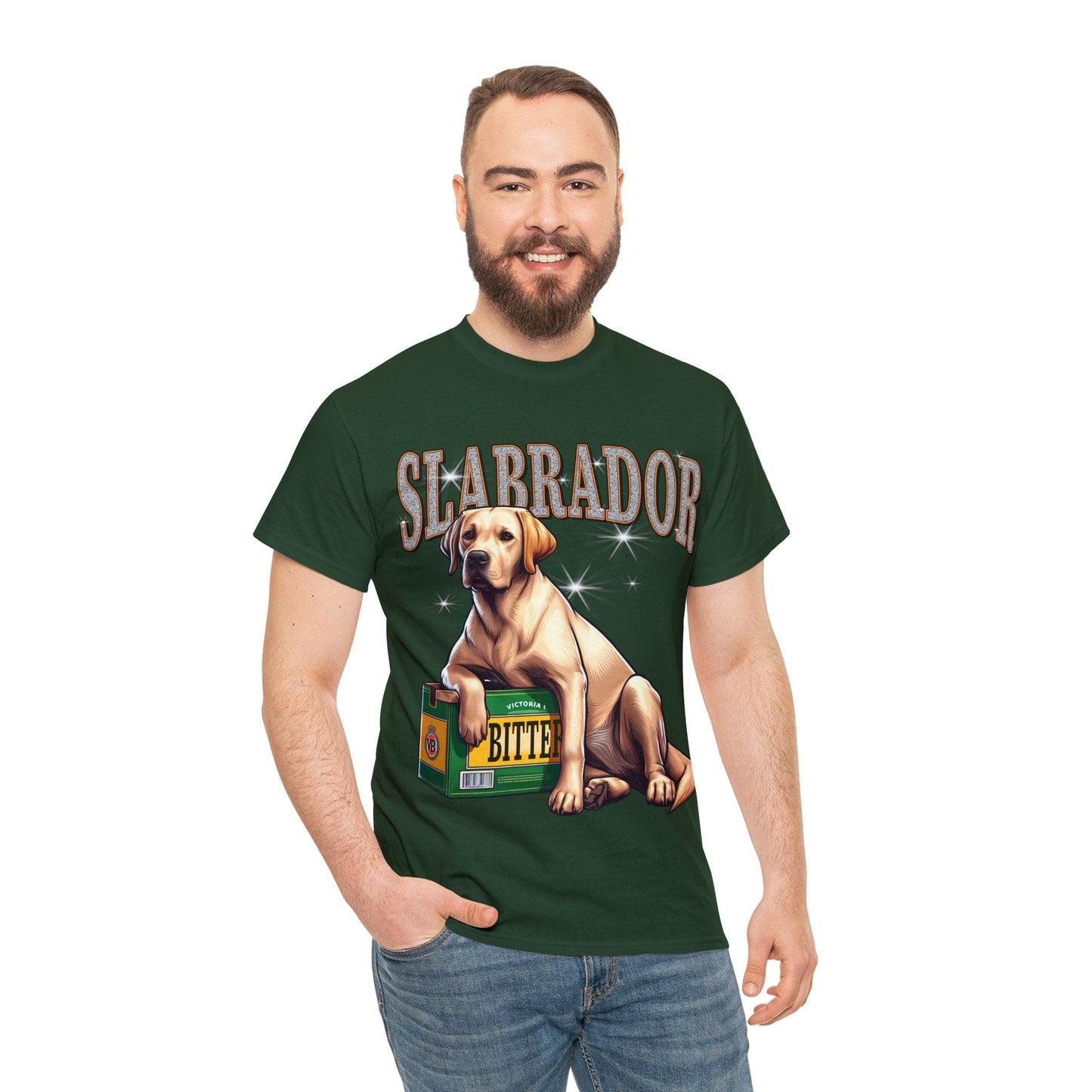 Slabrador Graphic Tee Graphic Tees Australia Graphic T-Shirt Australia -  Cool Graphic T-Shirts Online -  Slabrador T-Shirt | Sesh Apparel | Beer & Frothies T-Shirts