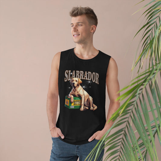 Slabrador Tank Top Graphic Tees Australia Black / XS Graphic T-Shirt Australia -  Cool Graphic T-Shirts Online -  Slabrador Tank Top | Cool Tank Tops Online Australia