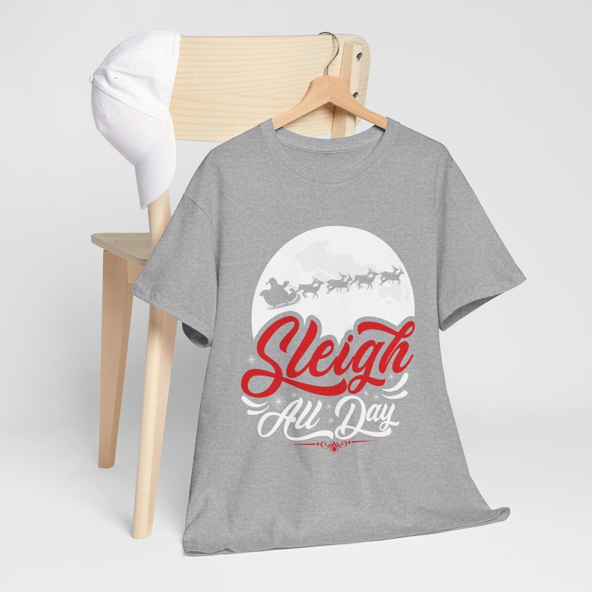 Sleigh All Day Graphic Tee Graphic Tees Australia Graphic T-Shirt Australia -  Cool Graphic T-Shirts Online -  Sleigh All Day T-shirt | Funny Christmas T-Shirt Australia