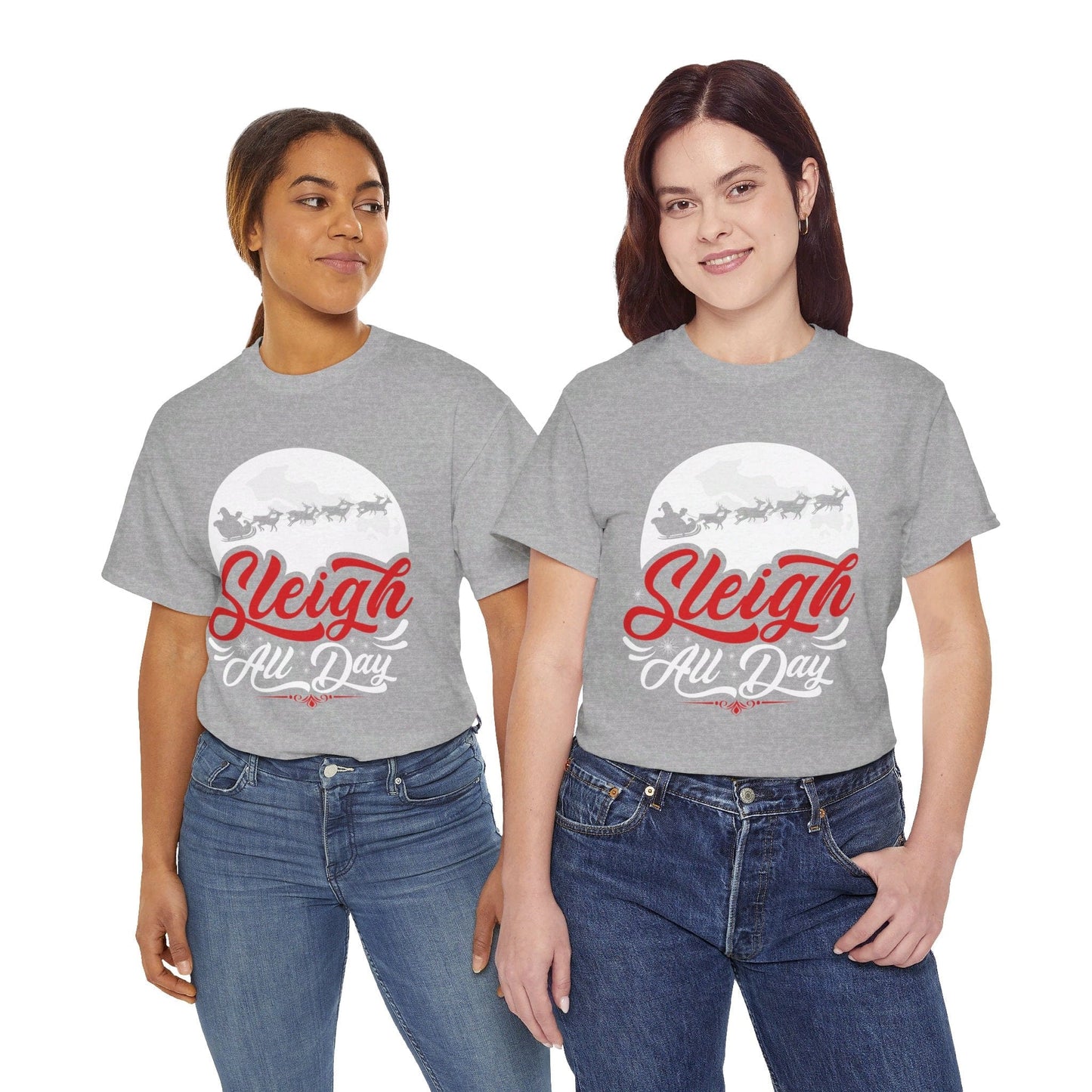 Sleigh All Day Graphic Tee Graphic Tees Australia Graphic T-Shirt Australia -  Cool Graphic T-Shirts Online -  Sleigh All Day T-shirt | Funny Christmas T-Shirt Australia