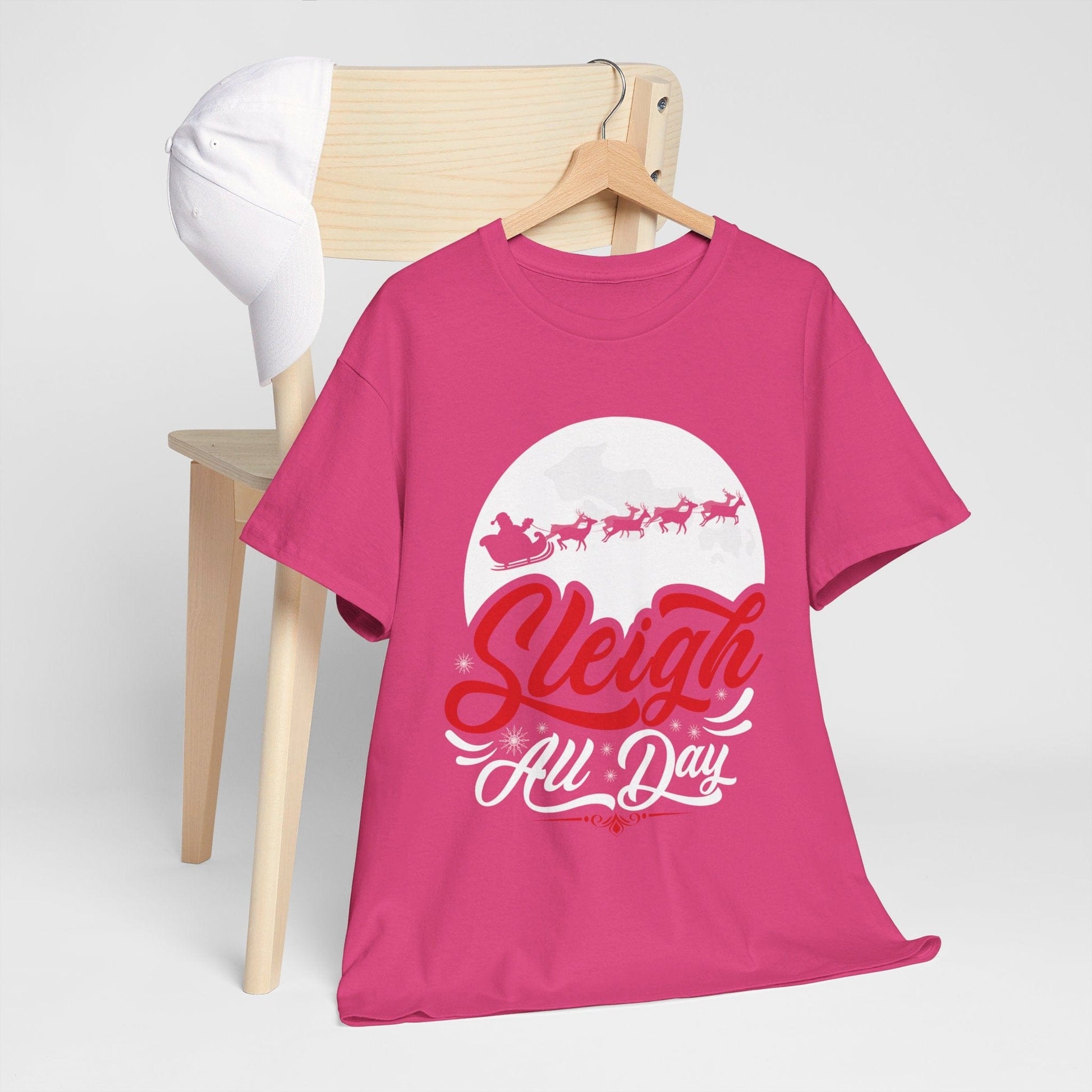 Sleigh All Day Graphic Tee Graphic Tees Australia Graphic T-Shirt Australia -  Cool Graphic T-Shirts Online -  Sleigh All Day T-shirt | Funny Christmas T-Shirt Australia