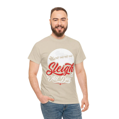 Sleigh All Day Graphic Tee Graphic Tees Australia Graphic T-Shirt Australia -  Cool Graphic T-Shirts Online -  Sleigh All Day T-shirt | Funny Christmas T-Shirt Australia