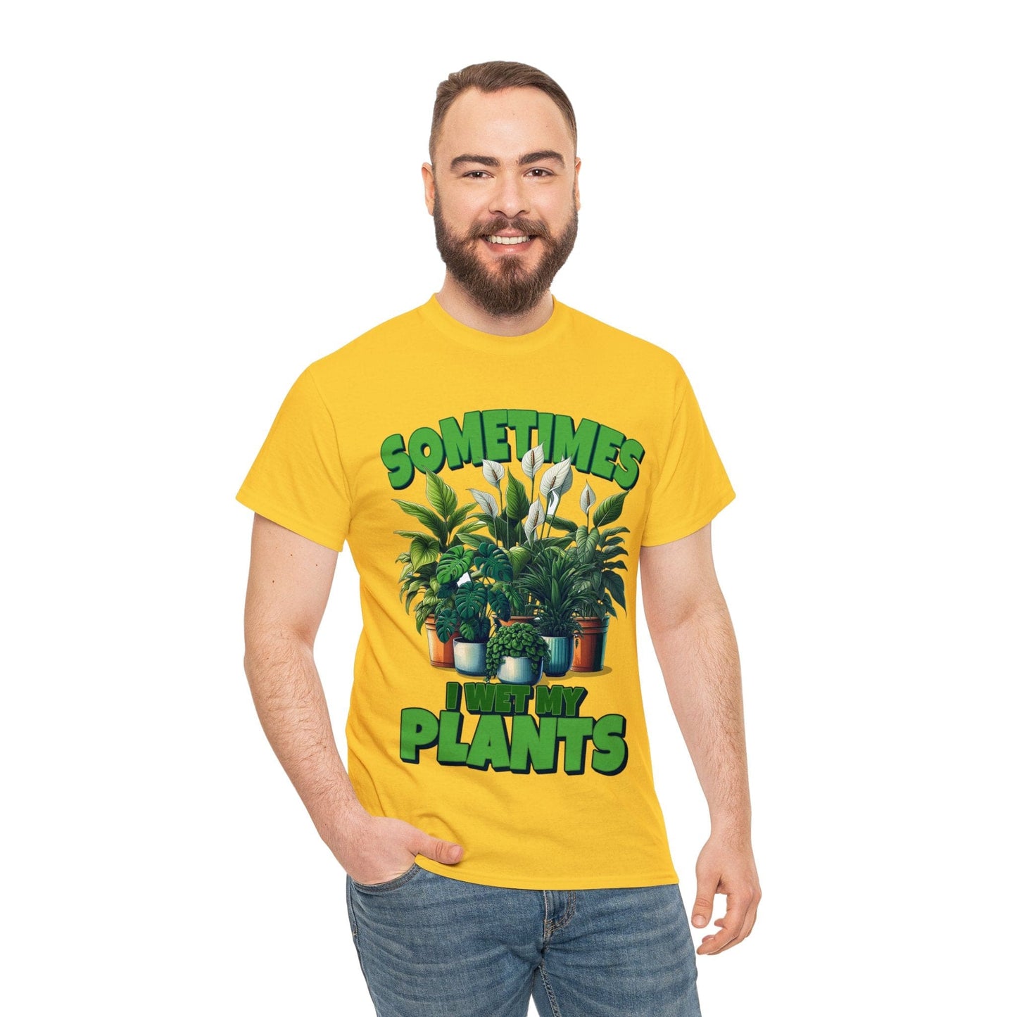 Sometimes I Wet My Plants Graphic Tee Graphic Tees Australia Graphic T-Shirt Australia -  Cool Graphic T-Shirts Online -  Sometimes I Wet My Plants T-Shirt | Graphic T-Shirts Australia