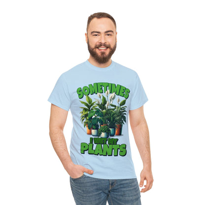 Sometimes I Wet My Plants Graphic Tee Graphic Tees Australia Graphic T-Shirt Australia -  Cool Graphic T-Shirts Online -  Sometimes I Wet My Plants T-Shirt | Graphic T-Shirts Australia