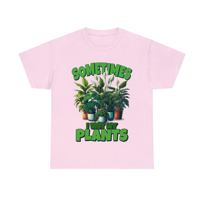 Sometimes I Wet My Plants Graphic Tee Graphic Tees Australia Graphic T-Shirt Australia -  Cool Graphic T-Shirts Online -  Sometimes I Wet My Plants T-Shirt | Graphic T-Shirts Australia