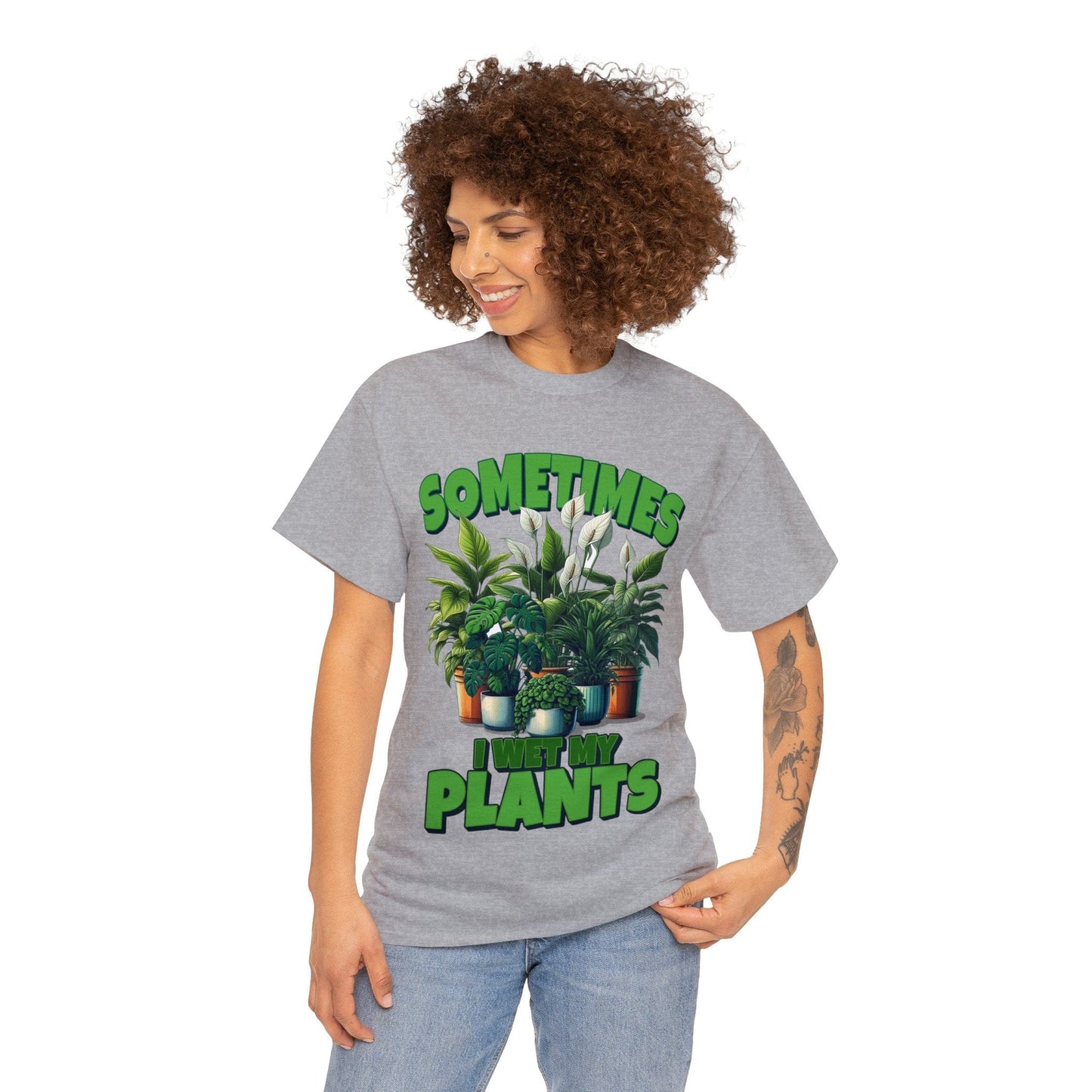 Sometimes I Wet My Plants Graphic Tee Graphic Tees Australia Graphic T-Shirt Australia -  Cool Graphic T-Shirts Online -  Sometimes I Wet My Plants T-Shirt | Graphic T-Shirts Australia