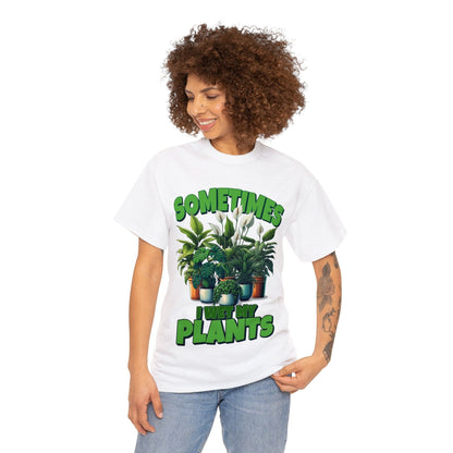 Sometimes I Wet My Plants Graphic Tee Graphic Tees Australia Graphic T-Shirt Australia -  Cool Graphic T-Shirts Online -  Sometimes I Wet My Plants T-Shirt | Graphic T-Shirts Australia