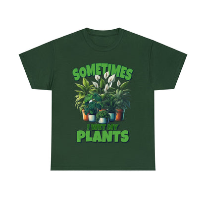 Sometimes I Wet My Plants Graphic Tee Graphic Tees Australia Graphic T-Shirt Australia -  Cool Graphic T-Shirts Online -  Sometimes I Wet My Plants T-Shirt | Graphic T-Shirts Australia