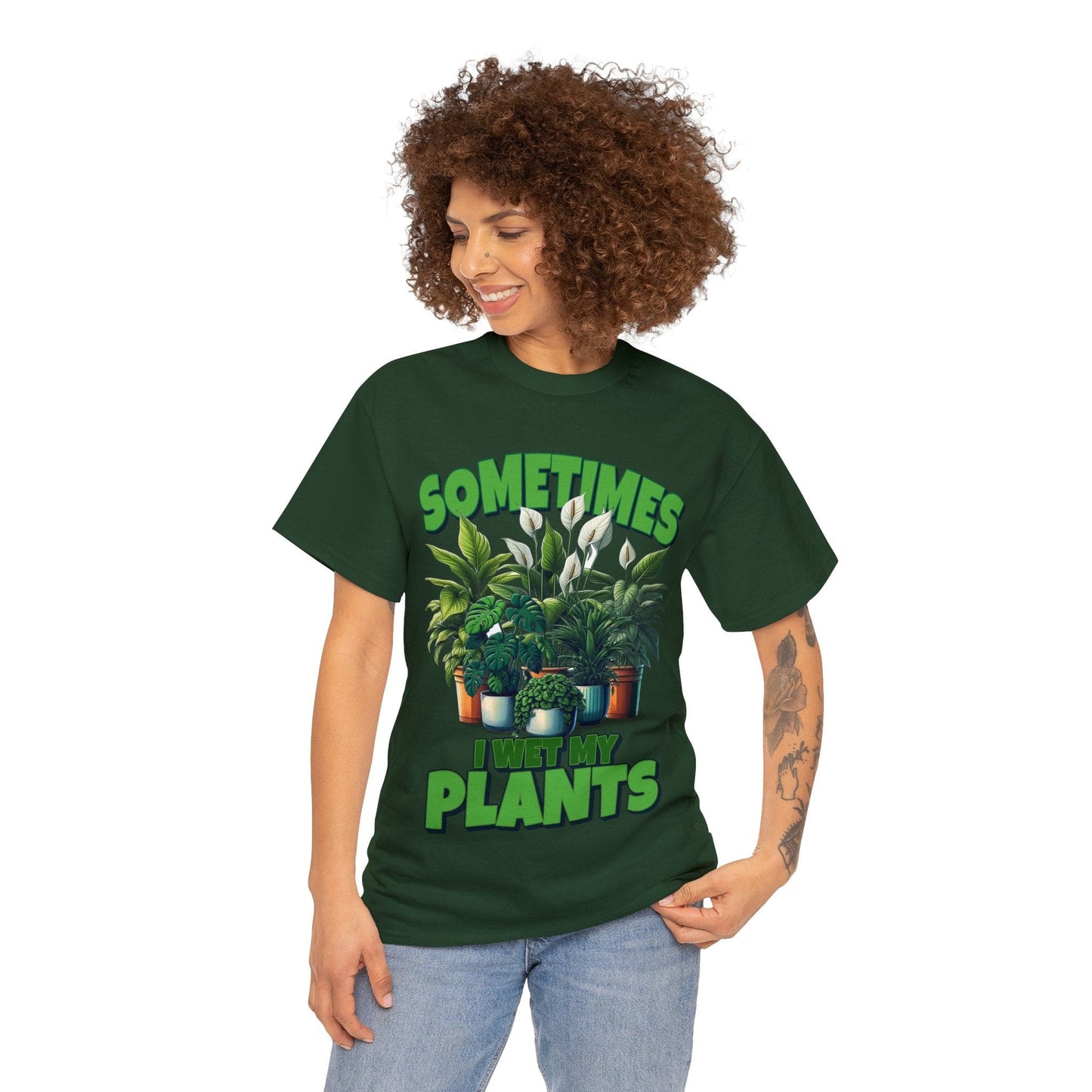 Sometimes I Wet My Plants Graphic Tee Graphic Tees Australia Graphic T-Shirt Australia -  Cool Graphic T-Shirts Online -  Sometimes I Wet My Plants T-Shirt | Graphic T-Shirts Australia