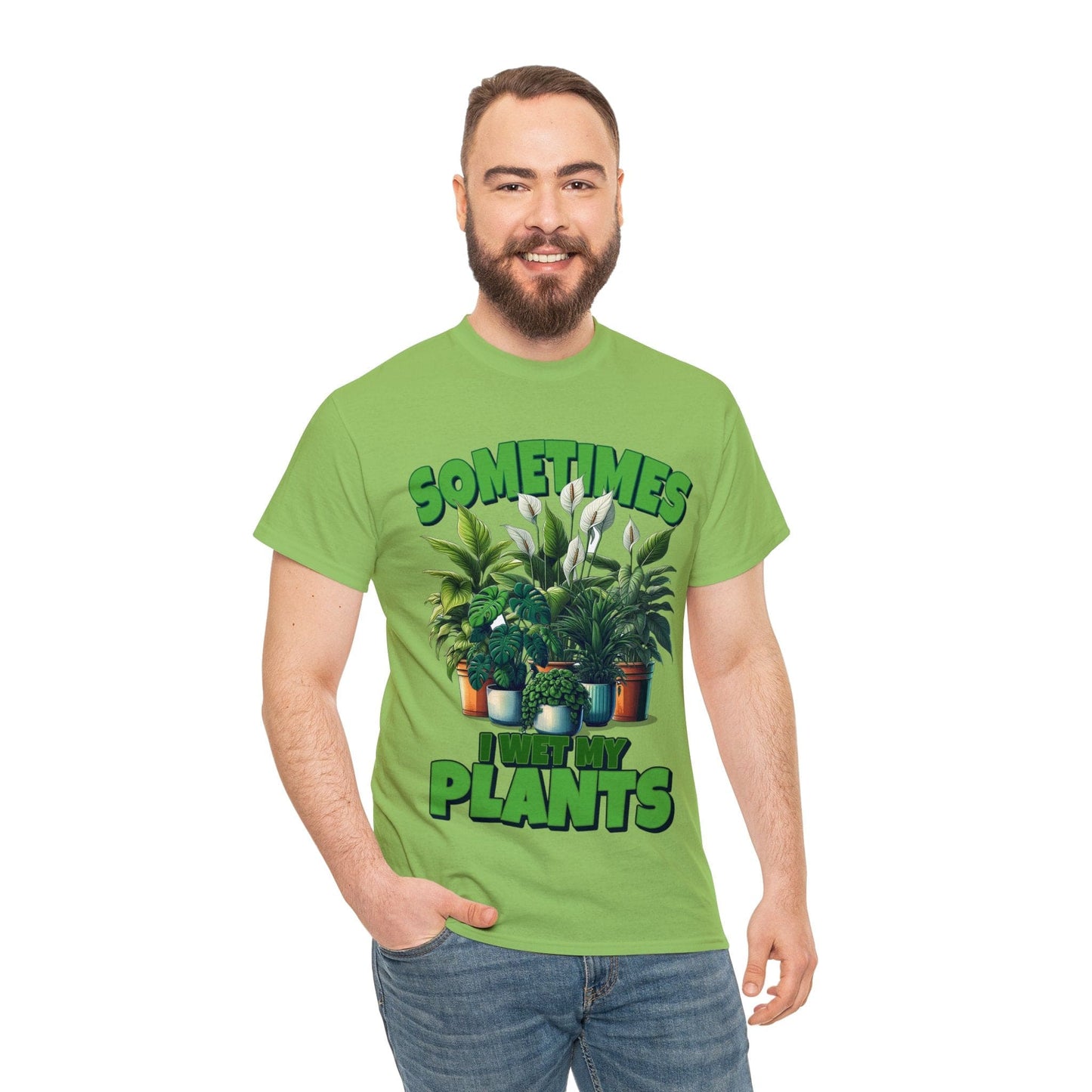 Sometimes I Wet My Plants Graphic Tee Graphic Tees Australia Graphic T-Shirt Australia -  Cool Graphic T-Shirts Online -  Sometimes I Wet My Plants T-Shirt | Graphic T-Shirts Australia