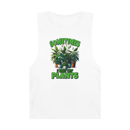 Sometimes I Wet My Plants Tank Top Graphic Tees Australia Graphic T-Shirt Australia -  Cool Graphic T-Shirts Online - 