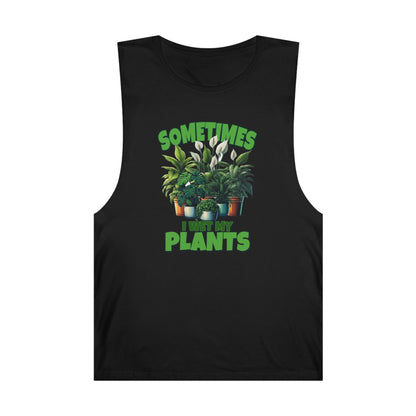 Sometimes I Wet My Plants Tank Top Graphic Tees Australia Graphic T-Shirt Australia -  Cool Graphic T-Shirts Online - 