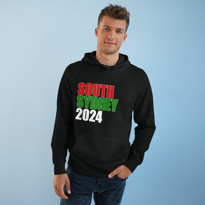 South Sydney Rabbitohs 2024 Hoodie Graphic Tees Australia Black / XS Graphic T-Shirt Australia -  Cool Graphic T-Shirts Online -  South Sydney Rabbitohs 2024 Hoodie | NRL Hoodies Australia