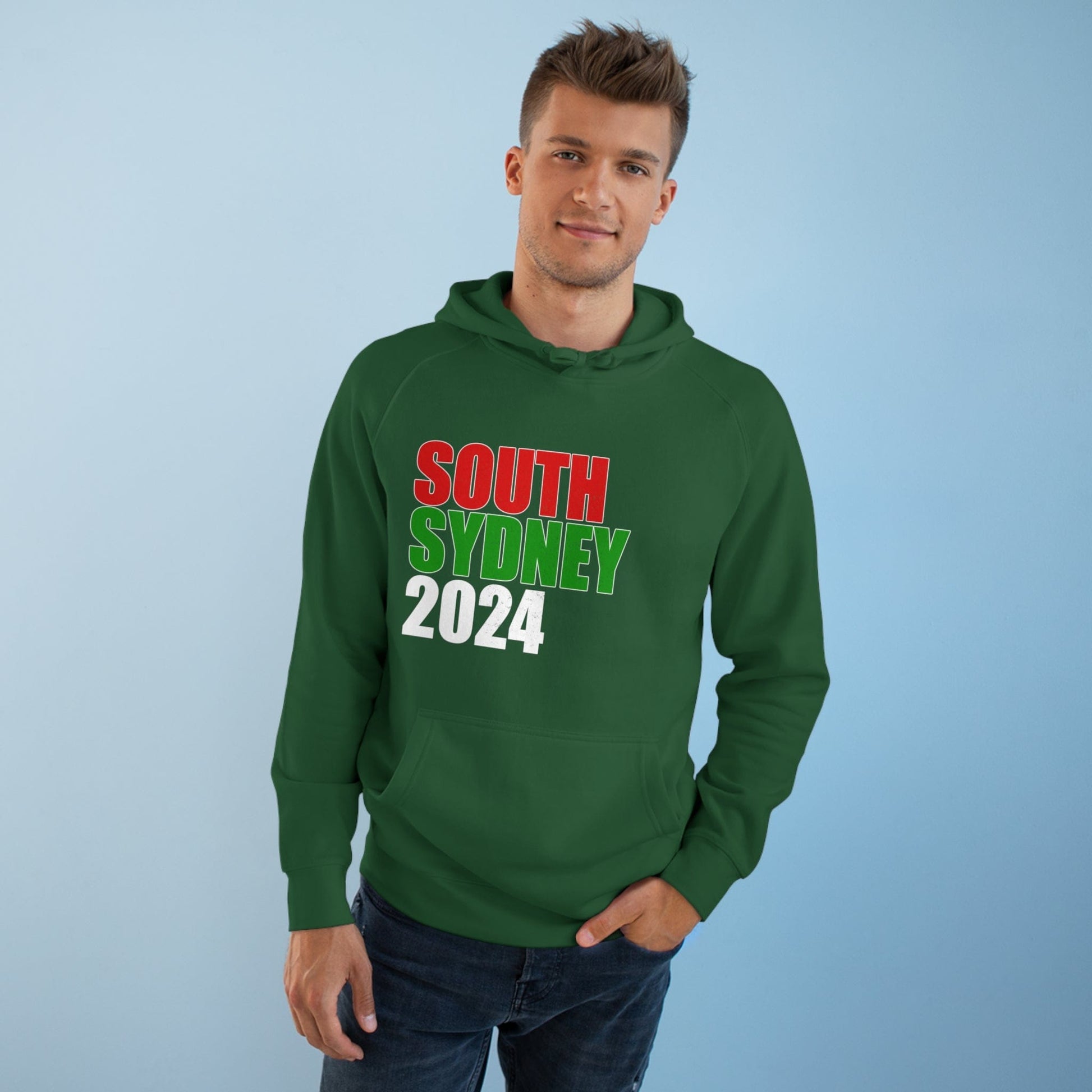 South Sydney Rabbitohs 2024 Hoodie Graphic Tees Australia Forest Green / XS Graphic T-Shirt Australia -  Cool Graphic T-Shirts Online -  South Sydney Rabbitohs 2024 Hoodie | NRL Hoodies Australia