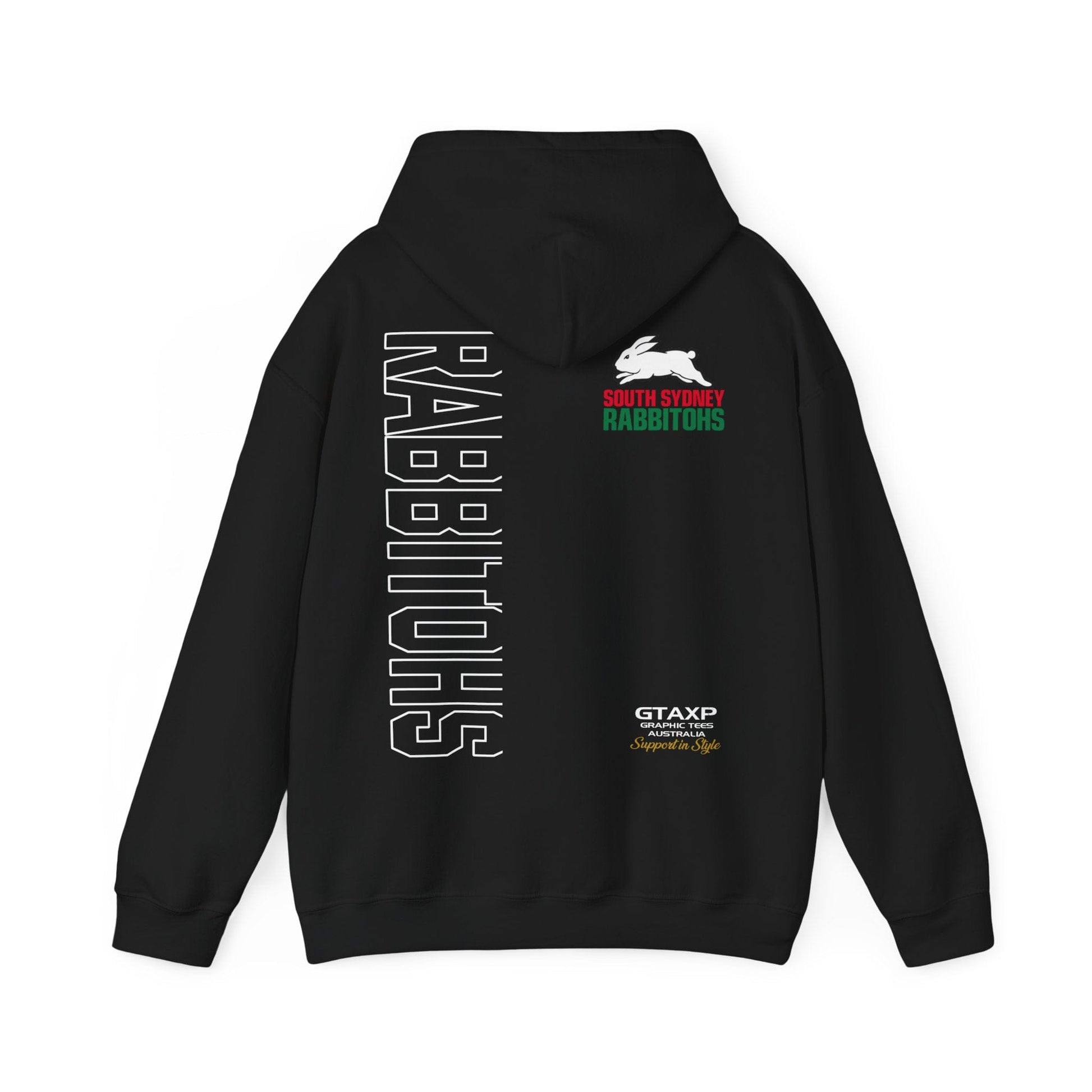 South Sydney Rabbitohs Duo Hoodie Printify Graphic T-Shirt Australia -  Cool Graphic T-Shirts Online - 