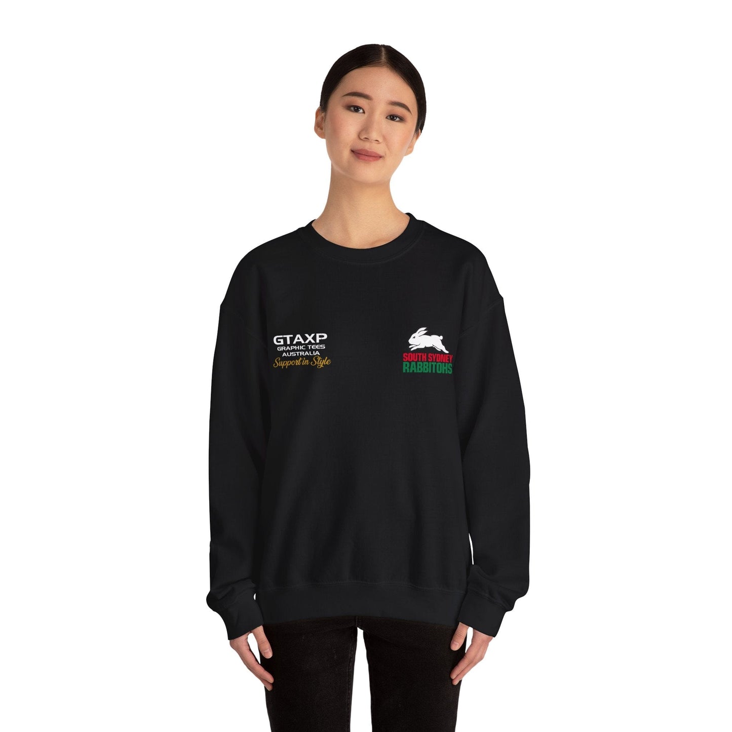 South Sydney Rabbitohs Duo Jumper Graphic Tees Australia Graphic T-Shirt Australia -  Cool Graphic T-Shirts Online -  South Sydney Rabbitohs Duo Jumper | South Sydney Crew Sweater