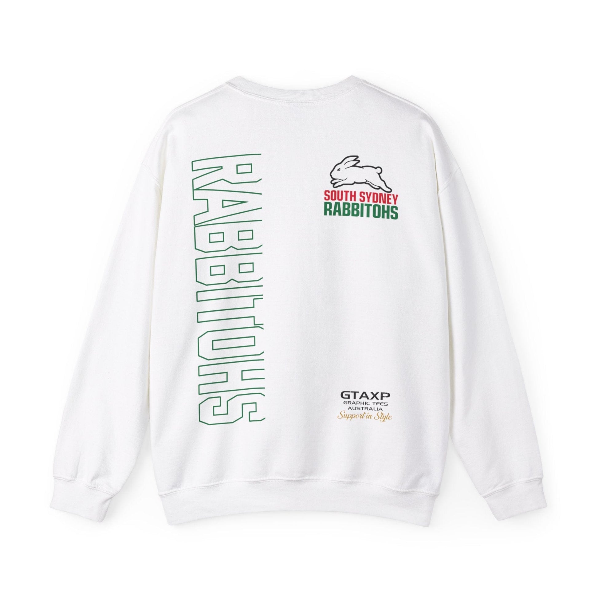 South Sydney Rabbitohs Duo Jumper Printify Graphic T-Shirt Australia -  Cool Graphic T-Shirts Online - 