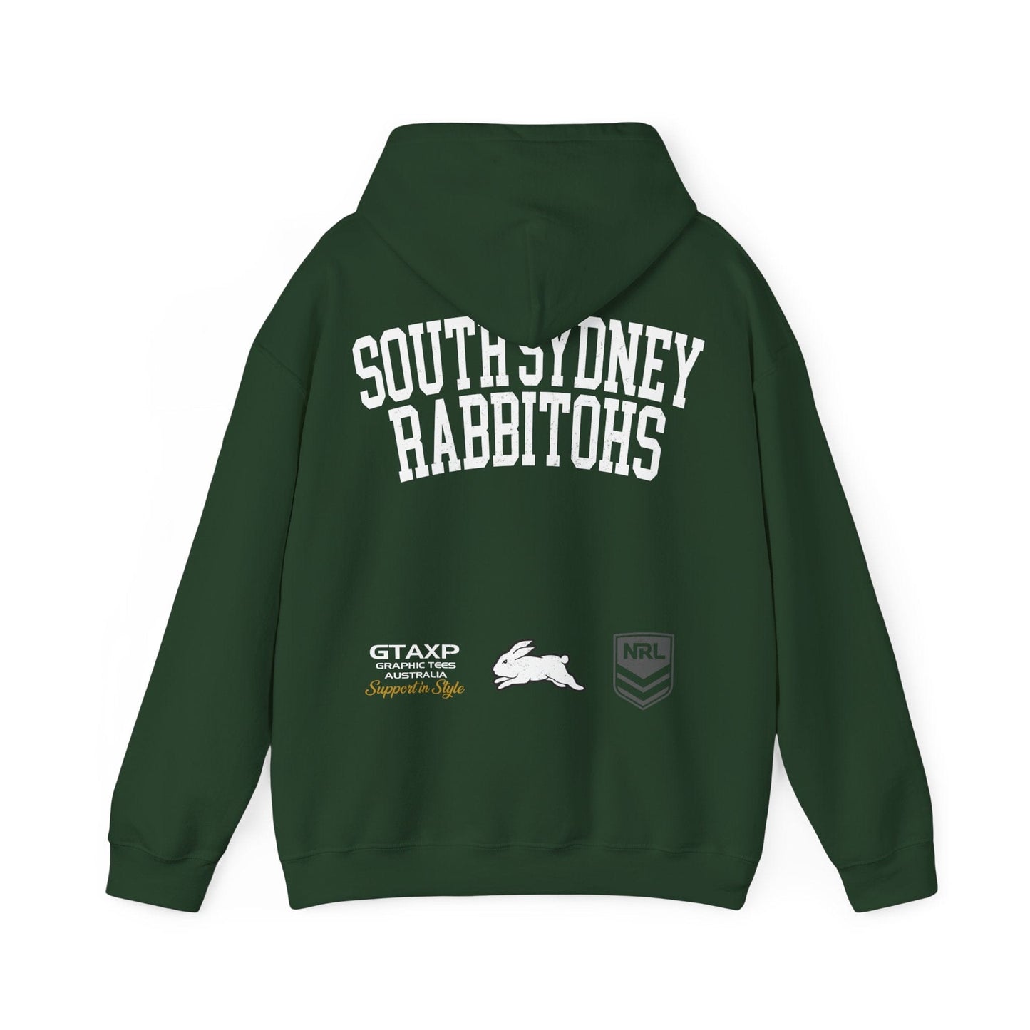 South Sydney Rabbitohs NRL Hoodie Printify Graphic T-Shirt Australia -  Cool Graphic T-Shirts Online - 