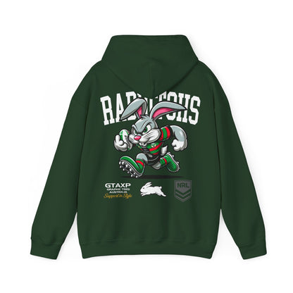 South Sydney Rabbitohs Reggie Hoodie Printify Graphic T-Shirt Australia -  Cool Graphic T-Shirts Online - 