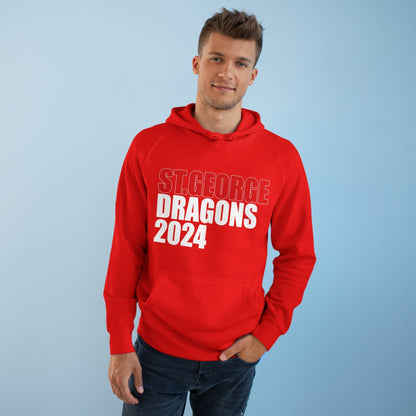 St. George Dragons 2024 Hoodie Graphic Tees Australia Red / XS Graphic T-Shirt Australia -  Cool Graphic T-Shirts Online -  St. George Dragons 2024 Hoodie | NRL Hoodies Australia