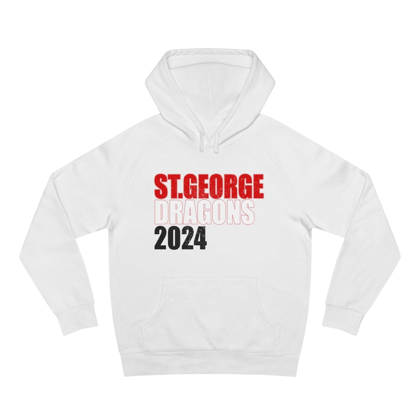 St. George Dragons 2024 Hoodie Graphic Tees Australia Graphic T-Shirt Australia -  Cool Graphic T-Shirts Online -  St. George Dragons 2024 Hoodie | NRL Hoodies Australia