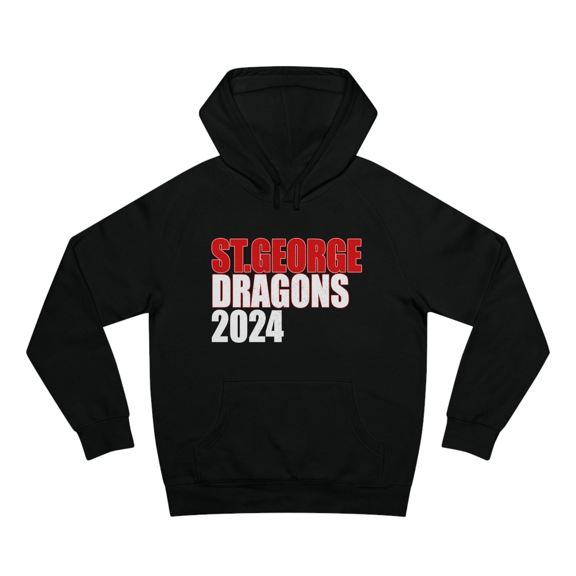 St. George Dragons 2024 Hoodie Graphic Tees Australia Graphic T-Shirt Australia -  Cool Graphic T-Shirts Online -  St. George Dragons 2024 Hoodie | NRL Hoodies Australia