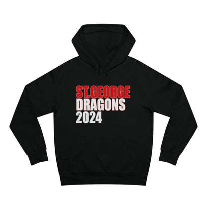 St. George Dragons 2024 Hoodie Graphic Tees Australia Graphic T-Shirt Australia -  Cool Graphic T-Shirts Online -  St. George Dragons 2024 Hoodie | NRL Hoodies Australia