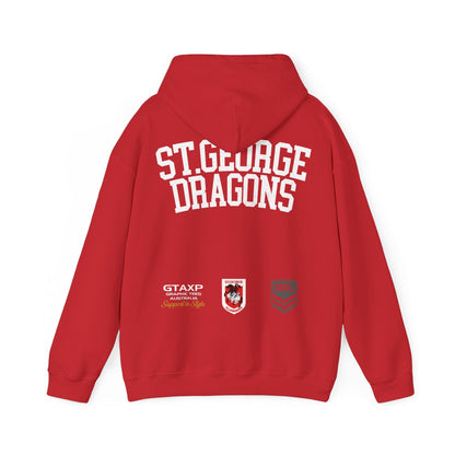 St George Dragons NRL Hoodie Printify Graphic T-Shirt Australia -  Cool Graphic T-Shirts Online - 