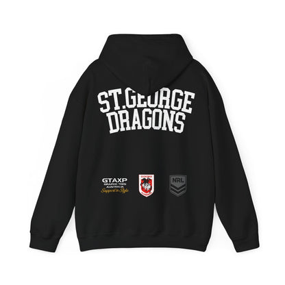 St George Dragons NRL Hoodie Printify Graphic T-Shirt Australia -  Cool Graphic T-Shirts Online - 