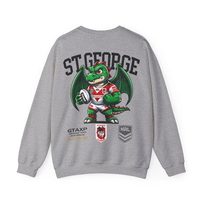 St George Dragons Scorch Jumper Printify Graphic T-Shirt Australia -  Cool Graphic T-Shirts Online - 