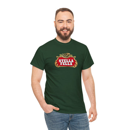 Stella Fella Graphic Tee Graphic Tees Australia Forest Green / S Graphic T-Shirt Australia -  Cool Graphic T-Shirts Online -  Stella Fella T-Shirt | Funny Graphic T-Shirts Australia