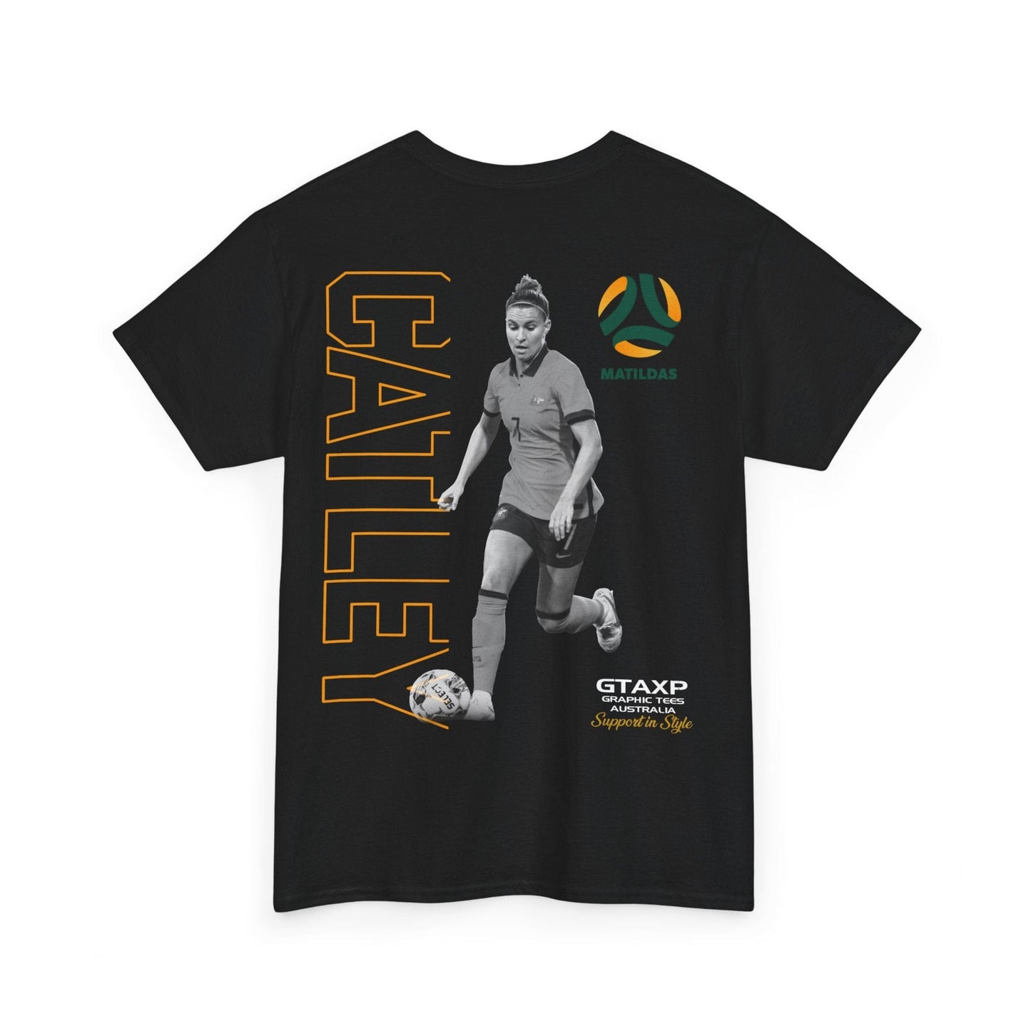 Steph Catley Matildas Duo Graphic Tee Graphic Tees Australia Graphic T-Shirt Australia -  Cool Graphic T-Shirts Online -  Steph Catley Matildas Duo T-Shirt | Australian Matildas Merch