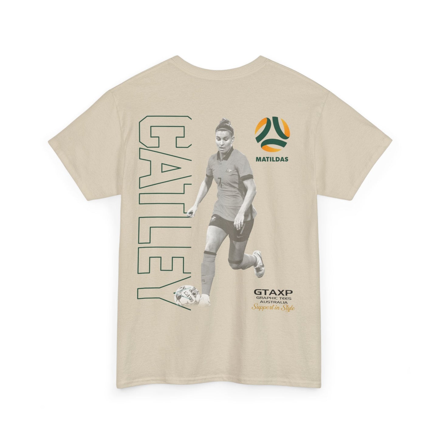 Steph Catley Matildas Duo Graphic Tee Graphic Tees Australia Graphic T-Shirt Australia -  Cool Graphic T-Shirts Online -  Steph Catley Matildas Duo T-Shirt | Australian Matildas Merch