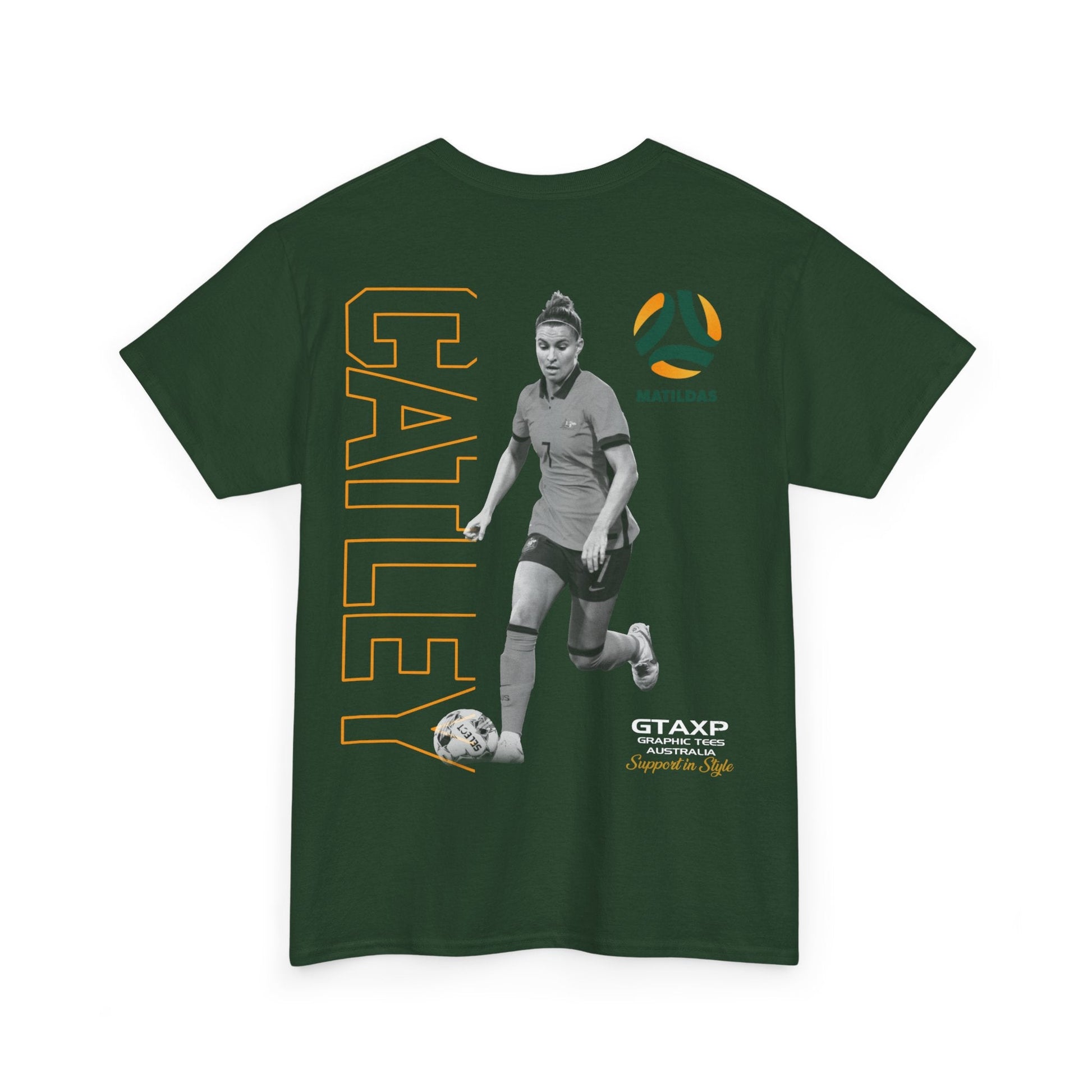 Steph Catley Matildas Duo Graphic Tee Graphic Tees Australia Graphic T-Shirt Australia -  Cool Graphic T-Shirts Online -  Steph Catley Matildas Duo T-Shirt | Australian Matildas Merch