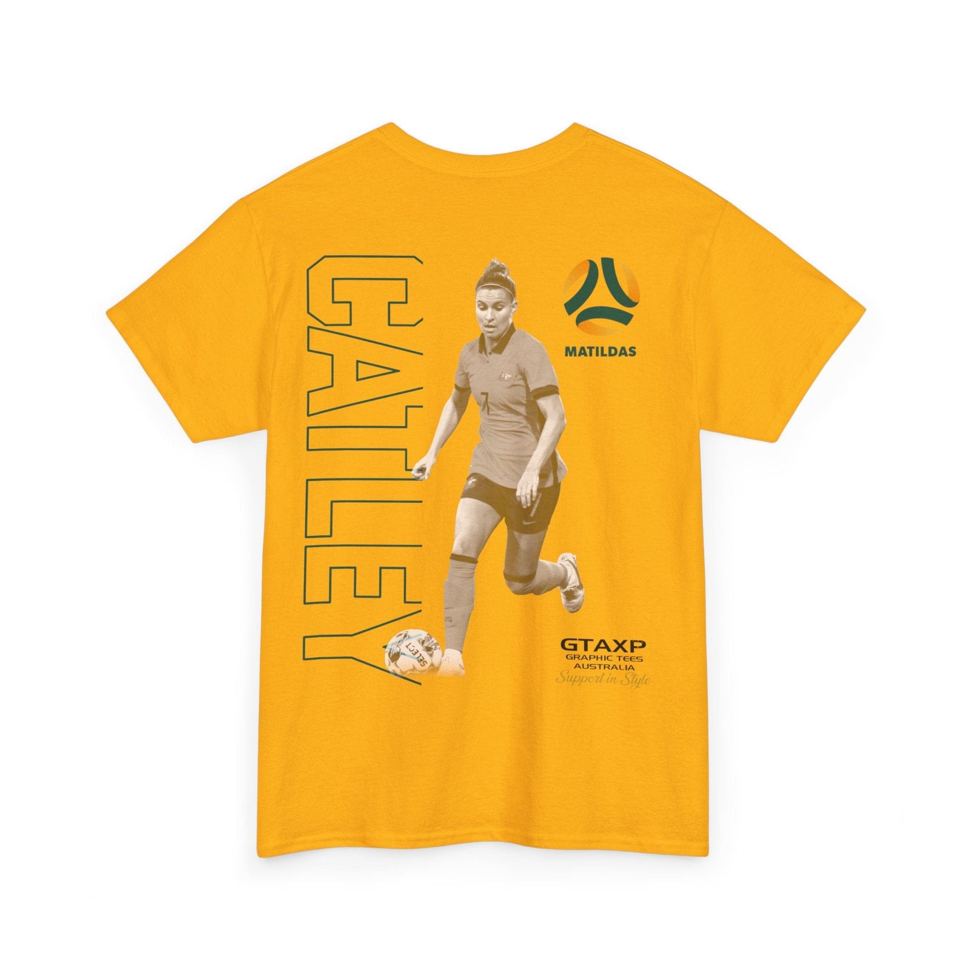 Steph Catley Matildas Duo Graphic Tee Graphic Tees Australia Graphic T-Shirt Australia -  Cool Graphic T-Shirts Online -  Steph Catley Matildas Duo T-Shirt | Australian Matildas Merch