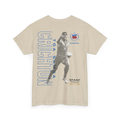 Stephen Crichton Samoa Graphic Tee Graphic Tees Australia Graphic T-Shirt Australia -  Cool Graphic T-Shirts Online -  Stephen Crichton Samoa T-Shirt | Rugby League Tees Australia